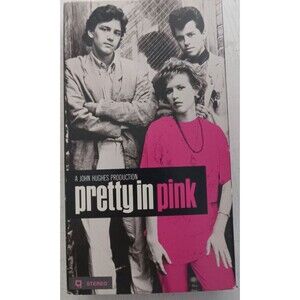 Pretty in Pink VHS Molly Ringwald Harry Dean Stanton Paramount Acceptable